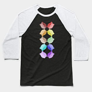 Rainbow mice Baseball T-Shirt